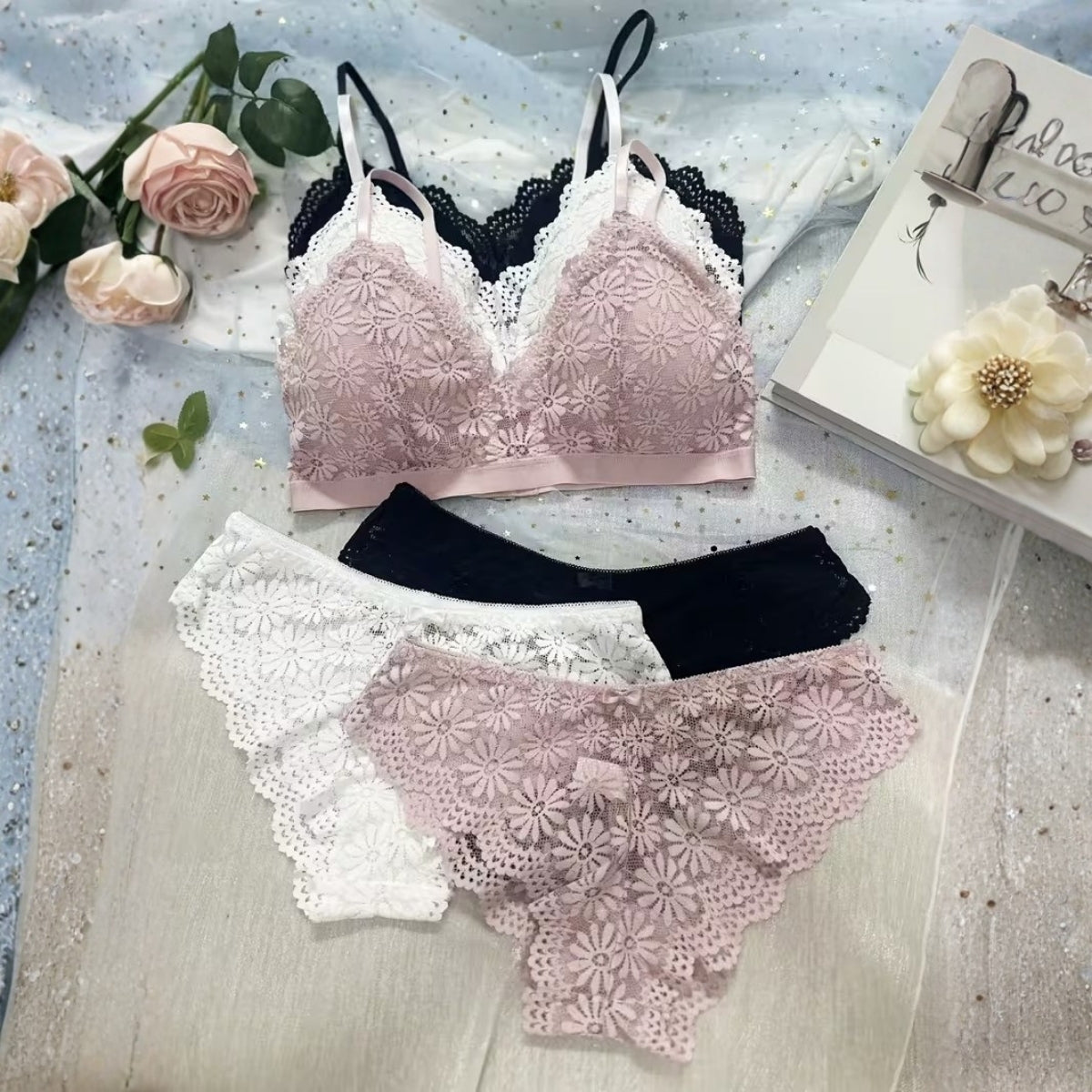Women's 8 Lingerie Sets Combo Offer|LCF-17
